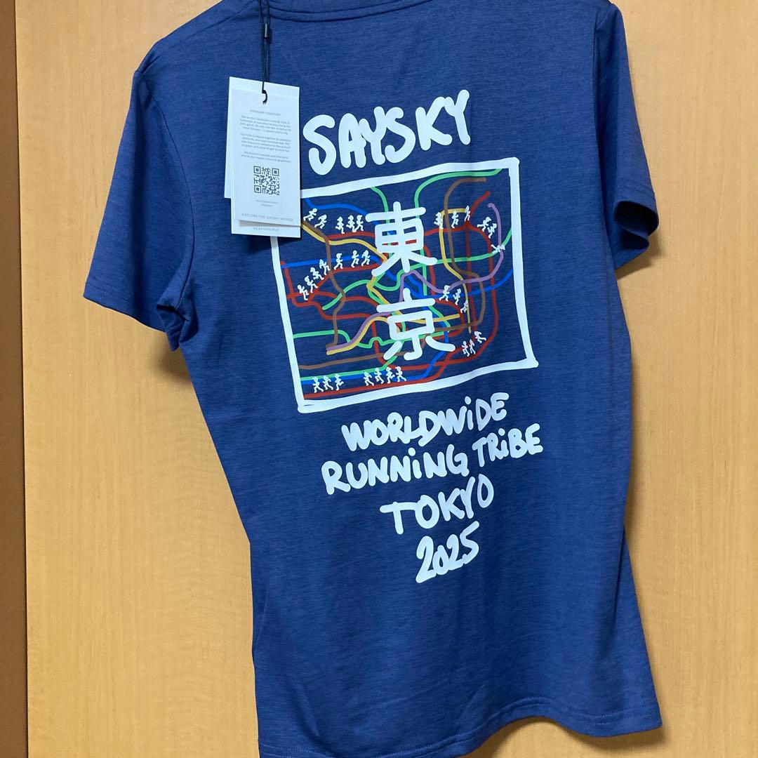 SAYSKY ネイビー ランニングシャツ 東京 2025 xsサイズ新品