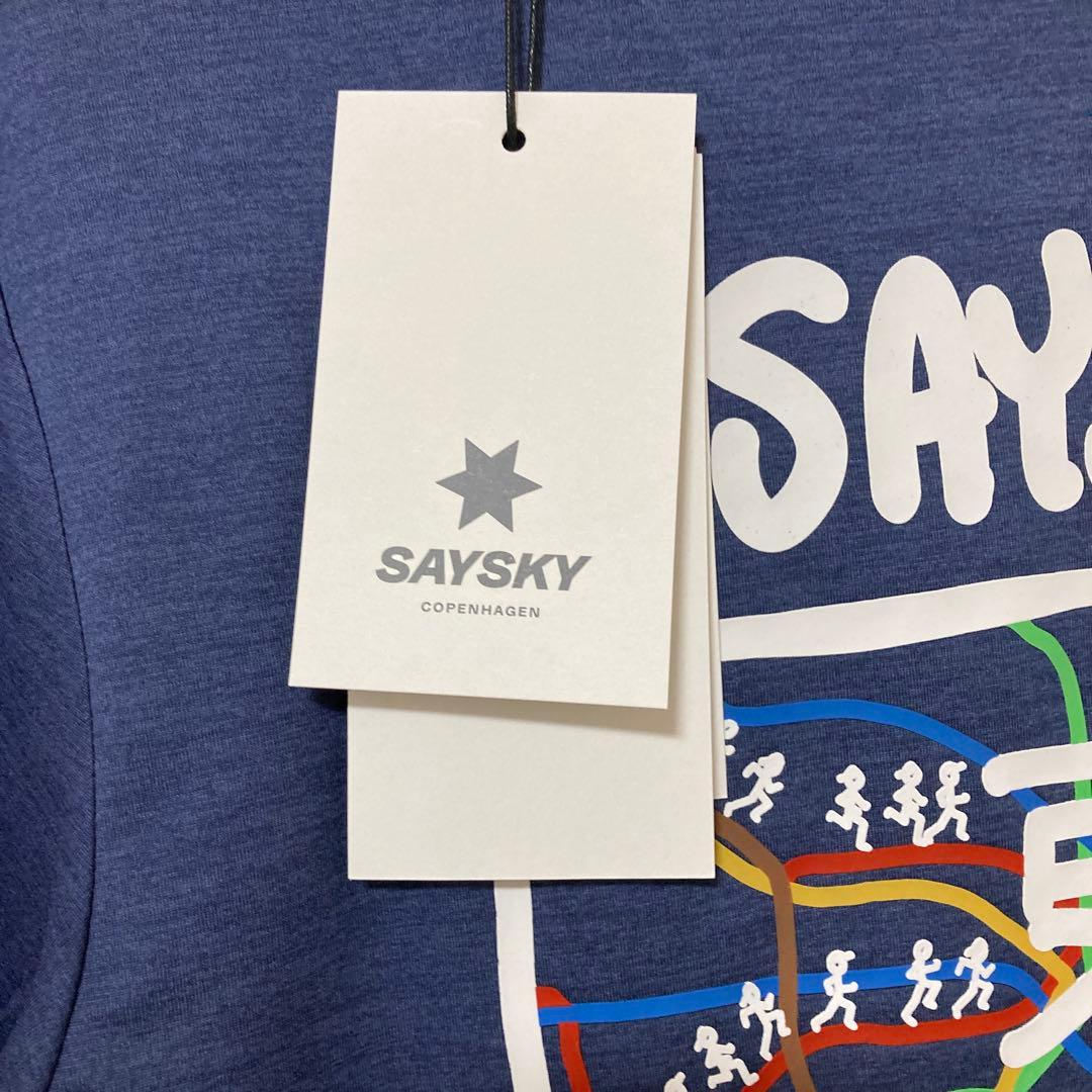 SAYSKY ネイビー ランニングシャツ 東京 2025 xsサイズ新品