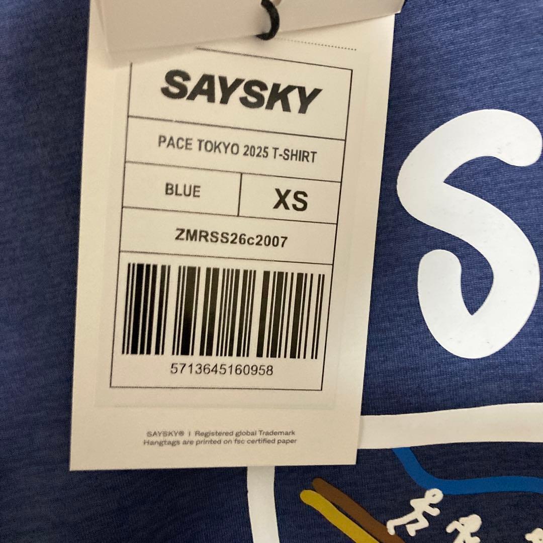 SAYSKY ネイビー ランニングシャツ 東京 2025 xsサイズ新品