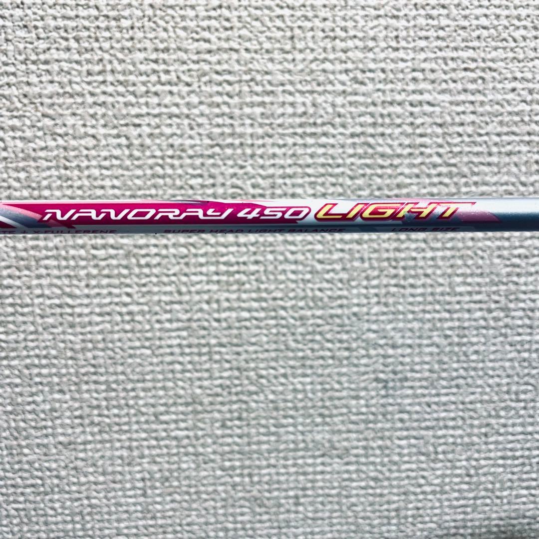 YONEX ヨネックス NANORAY 450 LIGHT ラケット ピンク