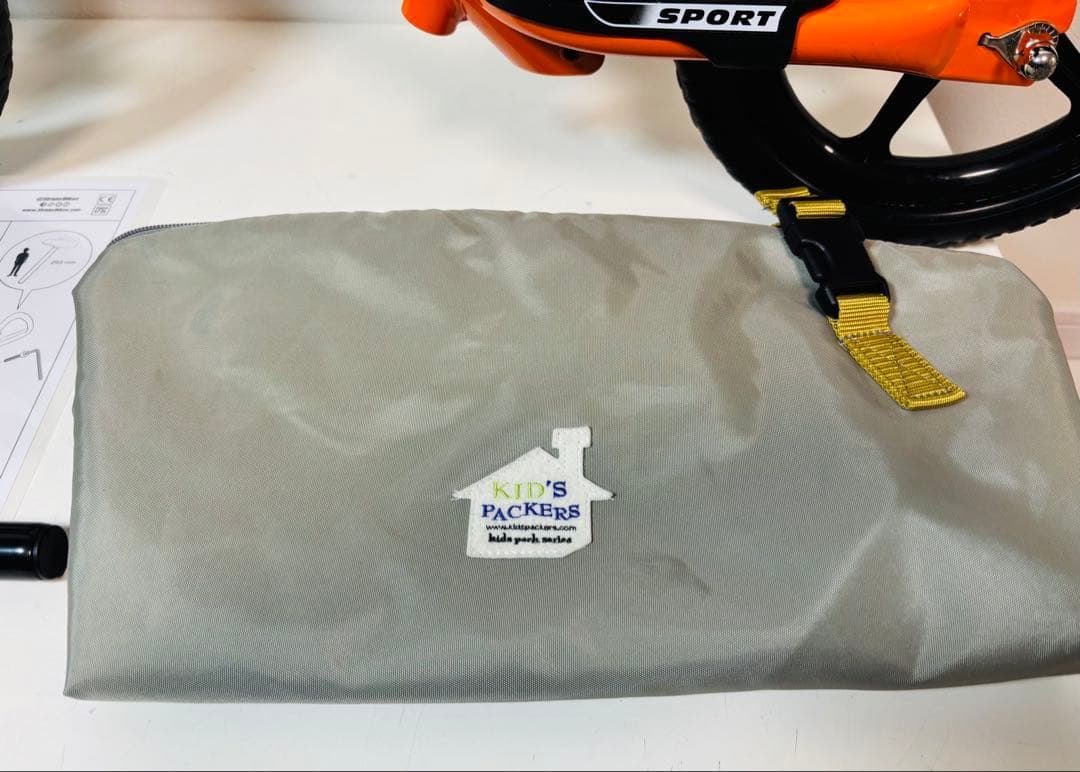 ストライダー 12 スポーツ オレンジ KID'S PACKERS付き
