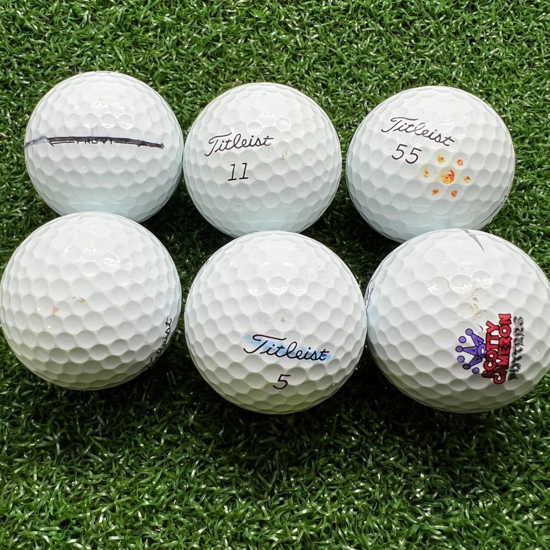 2セット【A01】 Titleist PROV1 白 年式混合 48球