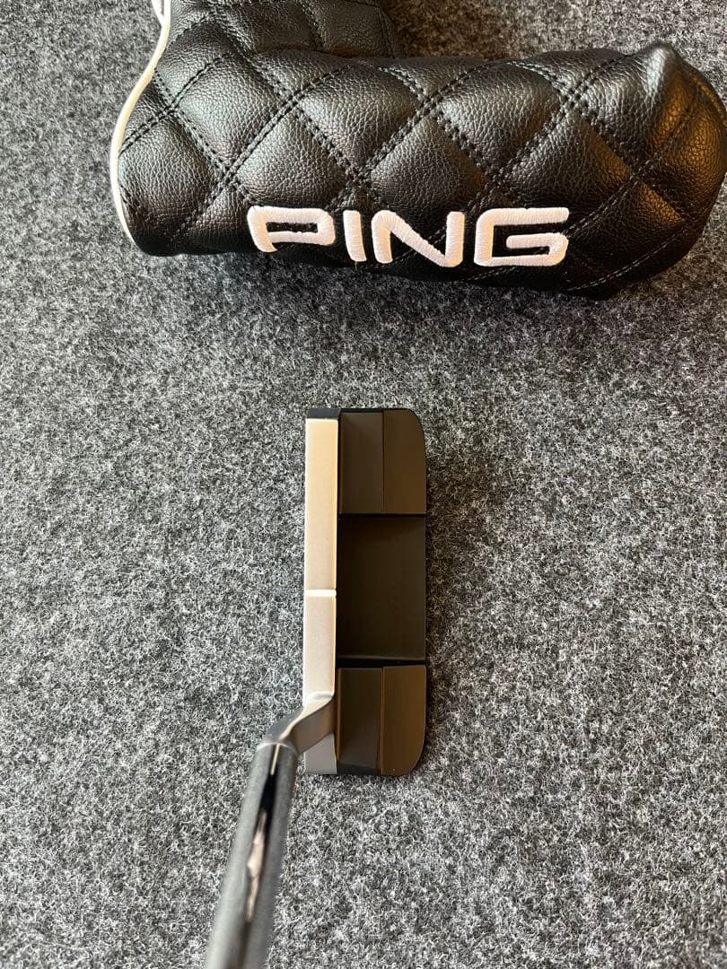 美品！PING KUSHIN 4 パター ヘッドカバー付き