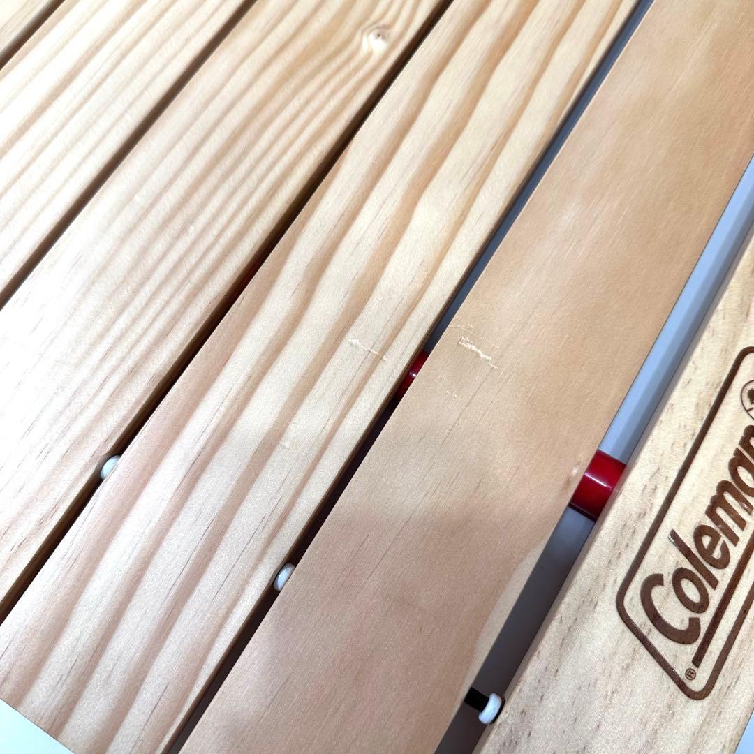 Coleman コールマン アウトドアワゴン ウッドロールテーブル