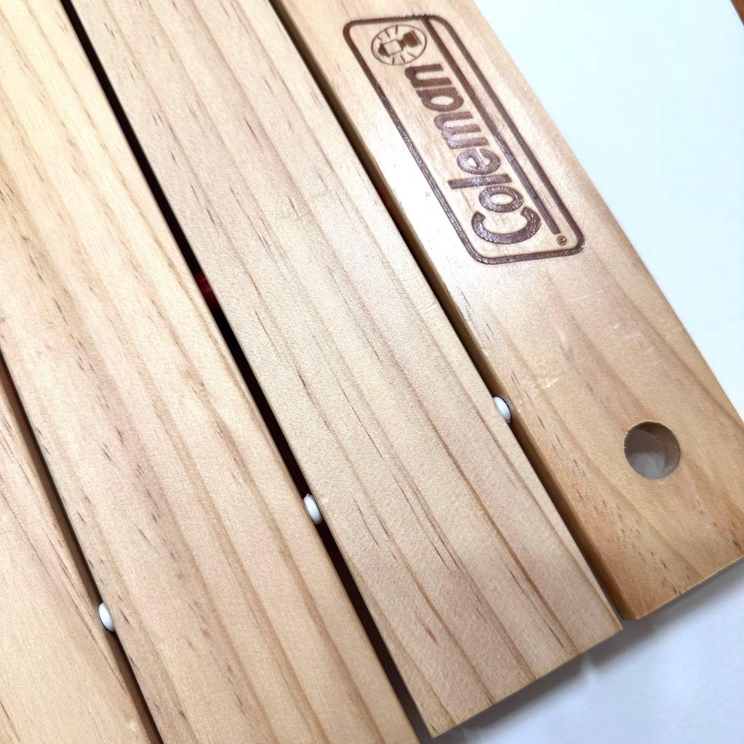 Coleman コールマン アウトドアワゴン ウッドロールテーブル