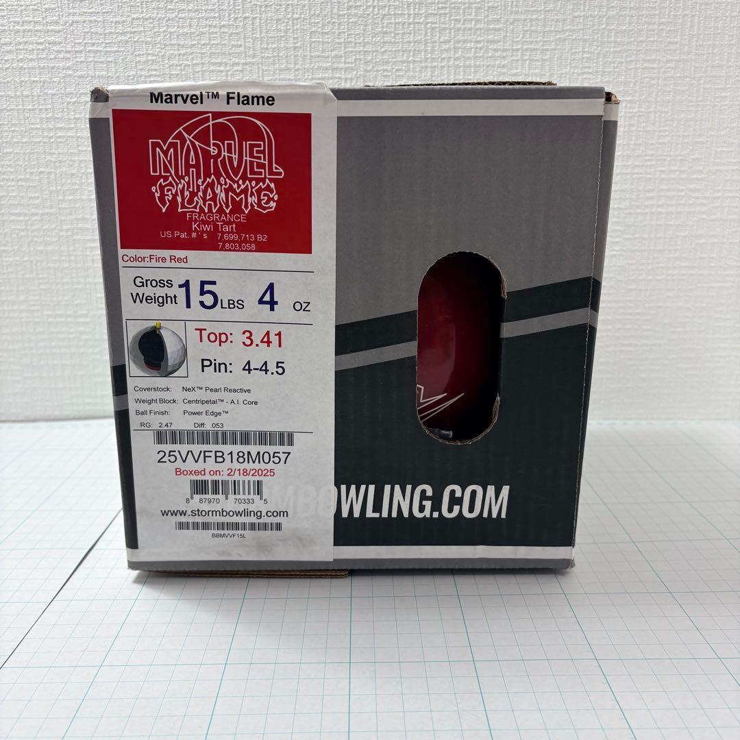 Storm Marvel Flame 15ポンド ボウリングボール