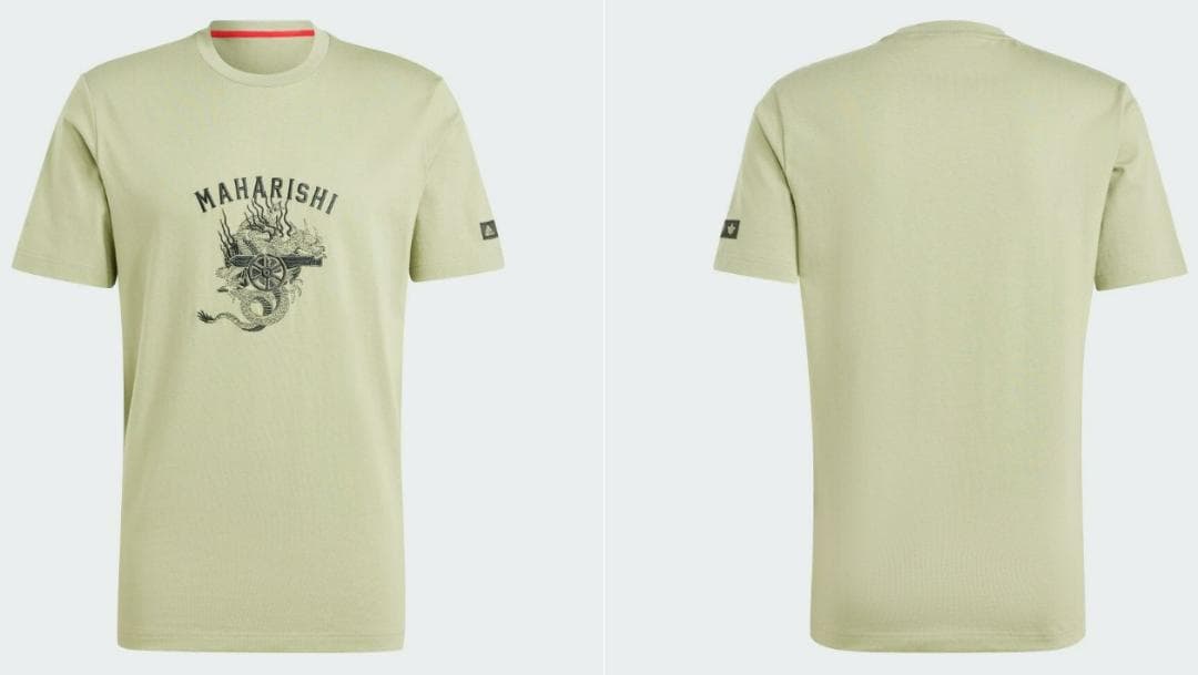アーセナル × マハリシ 半袖Tシャツ Mサイズ