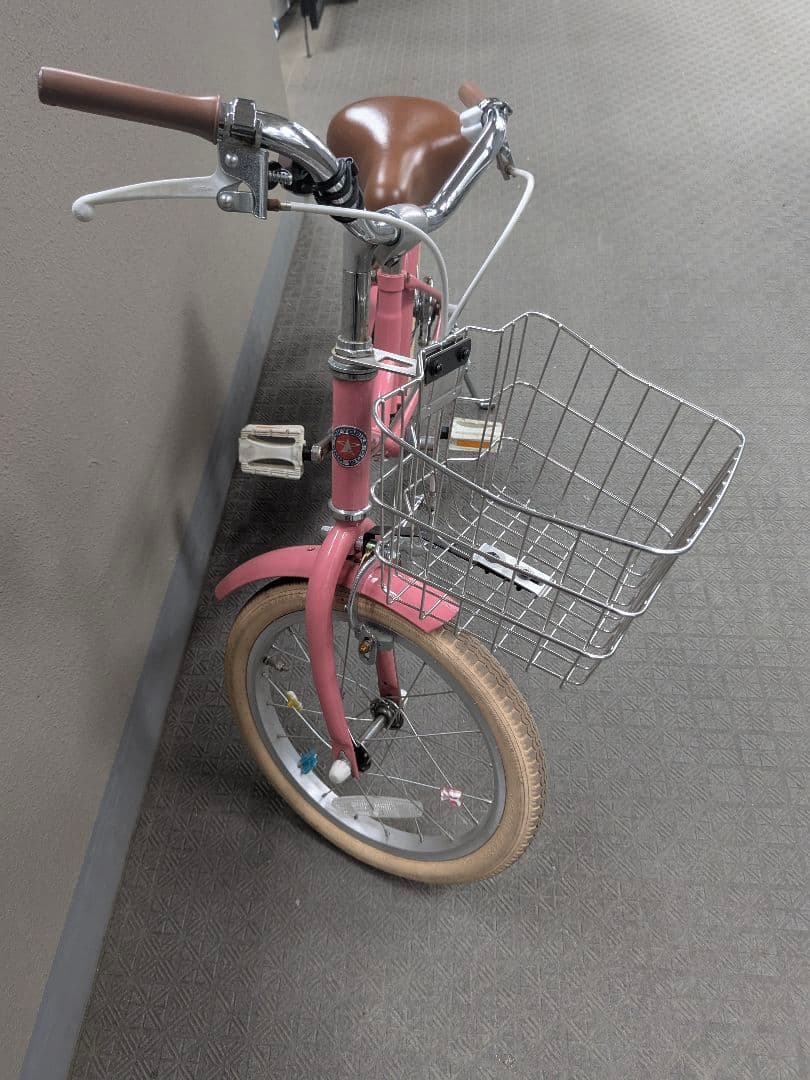 みん様用 little tokyobike 16インチ MOMO カゴ泥よけ手渡