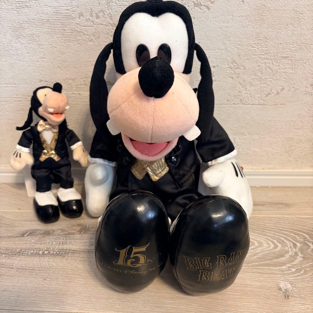 ビッグバンドビート　グーフィー　ぬいぐるみ　ぬいぐるみバッジ　セット　ディズニー