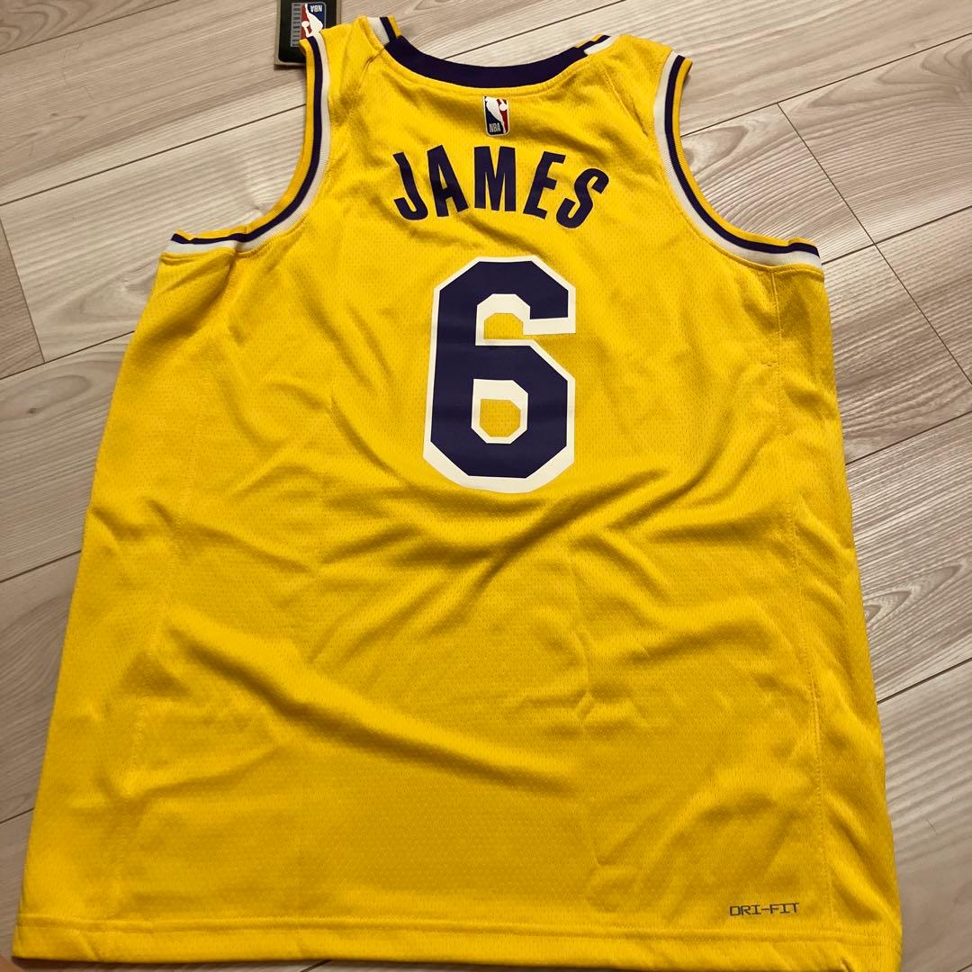 LAKERS レブロン　ジェームズ　ジャージ 6番 DRI-FIT サイズ44