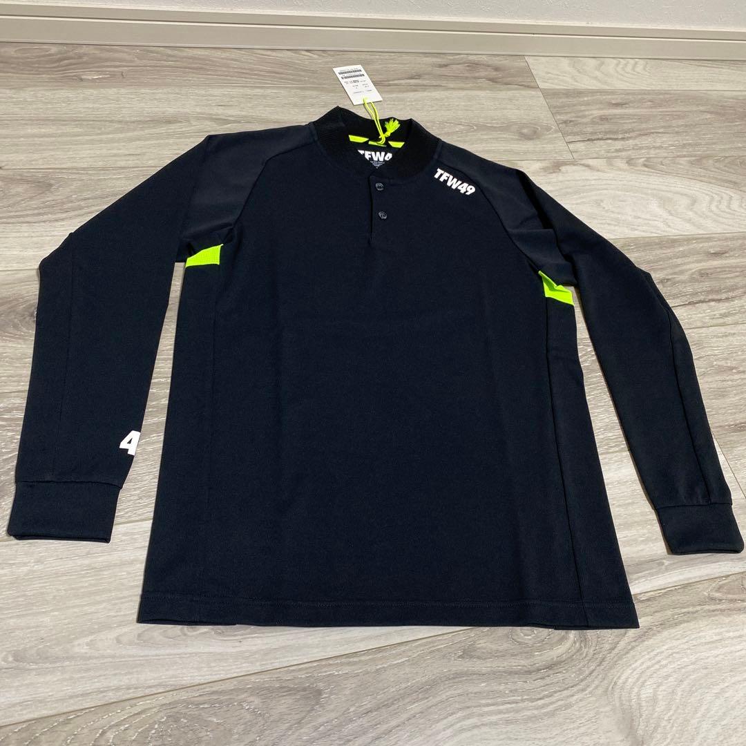 TFW49 COLLAR LESS LS POLO サイズS 新品