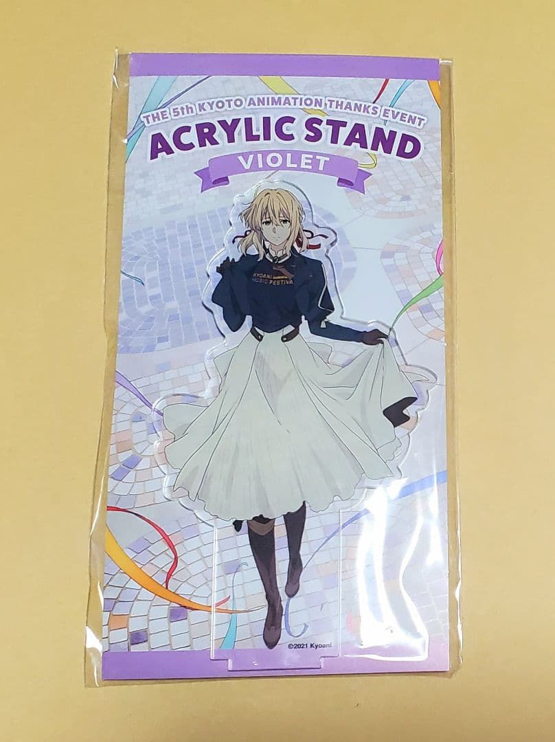 京アニ フェス 感謝イベント 缶バッジ アクリルスタンド ヴァイオレット