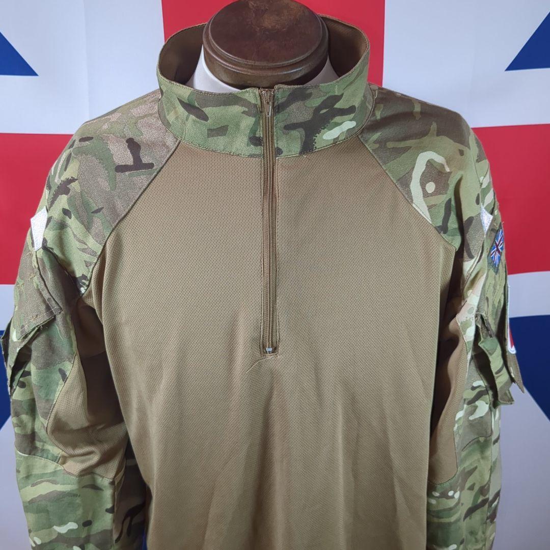 【実物】イギリス軍 コンバットシャツ MTP迷彩 UBACSメディック（衛生兵）