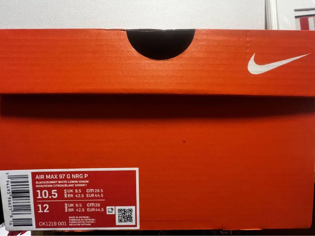 【希少】NIKE AIR MAX 97 28.5cm 黒タグ【14】ゴルフ