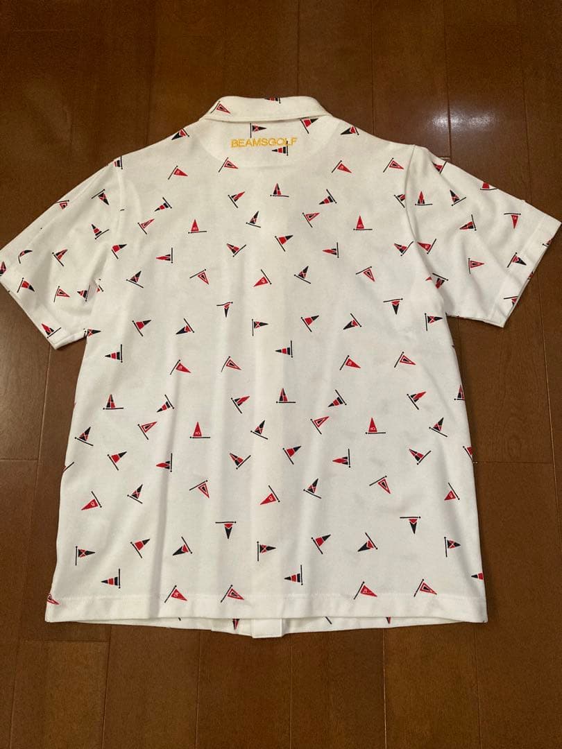 美品 BEAMS GOLF ビームス ゴルフ　半袖シャツ　Ｍ (ゴルフウェア)