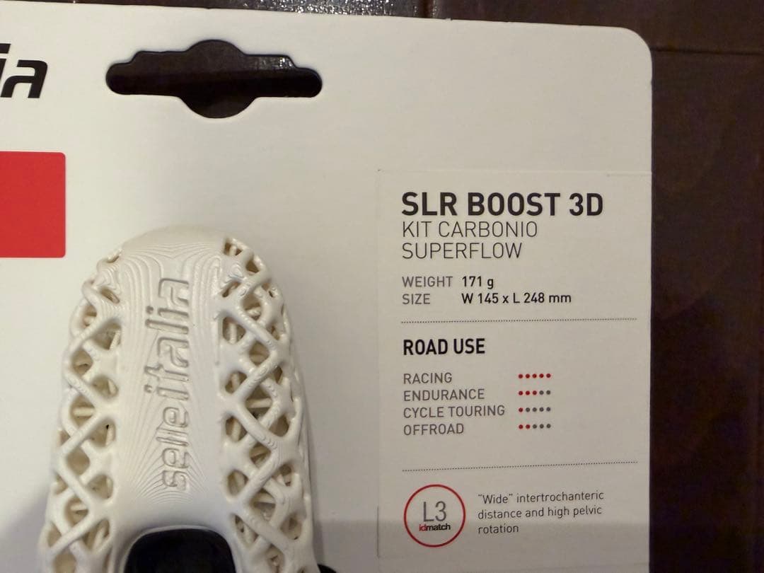 新品）SelleItalia SLR BOOST 3D ホワイト L3限定サドル