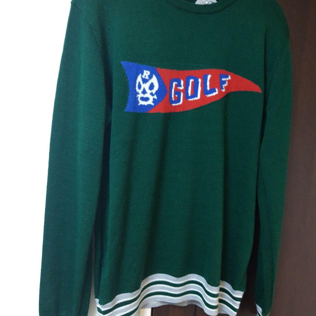 新品ラッセルノ　Russeluno Golfハイゲージニットセータ定価30800