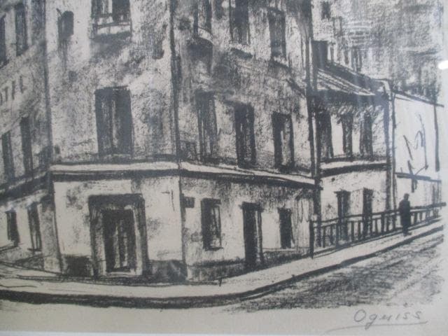 荻須高徳　版画　額装　S27-3