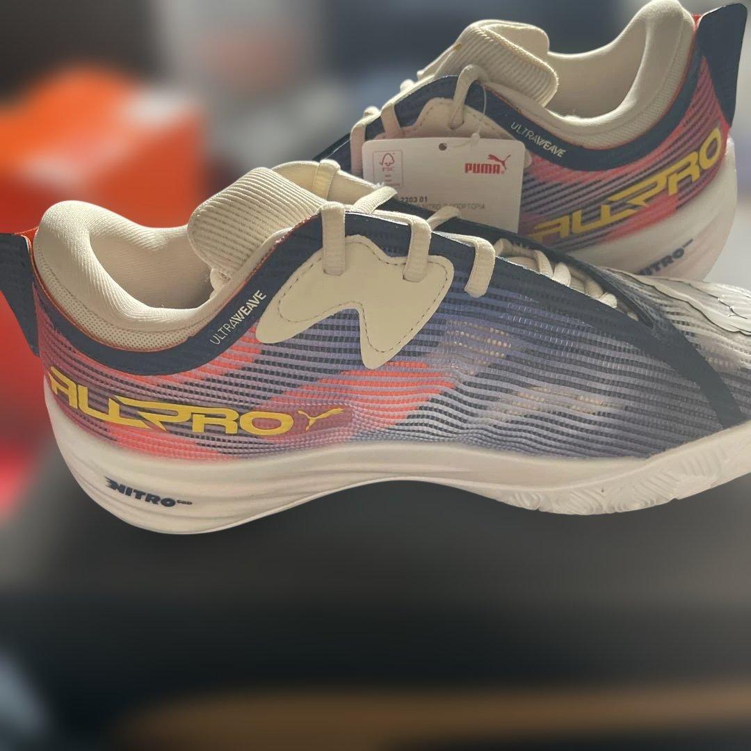 新品タグ付きPUMA オールプロニトロ2フープトピア￼ バスケットシューズ