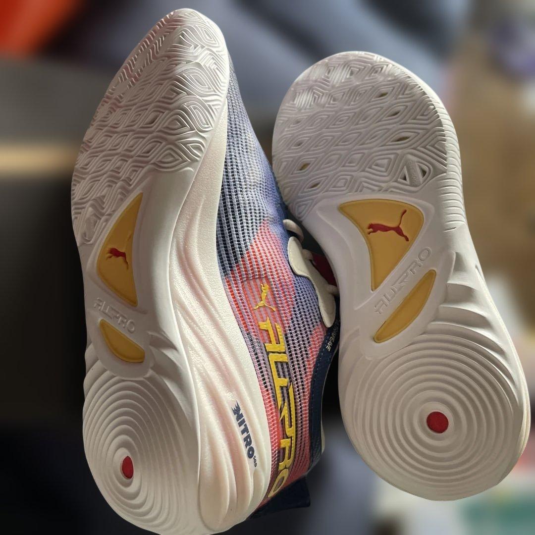 新品タグ付きPUMA オールプロニトロ2フープトピア￼ バスケットシューズ
