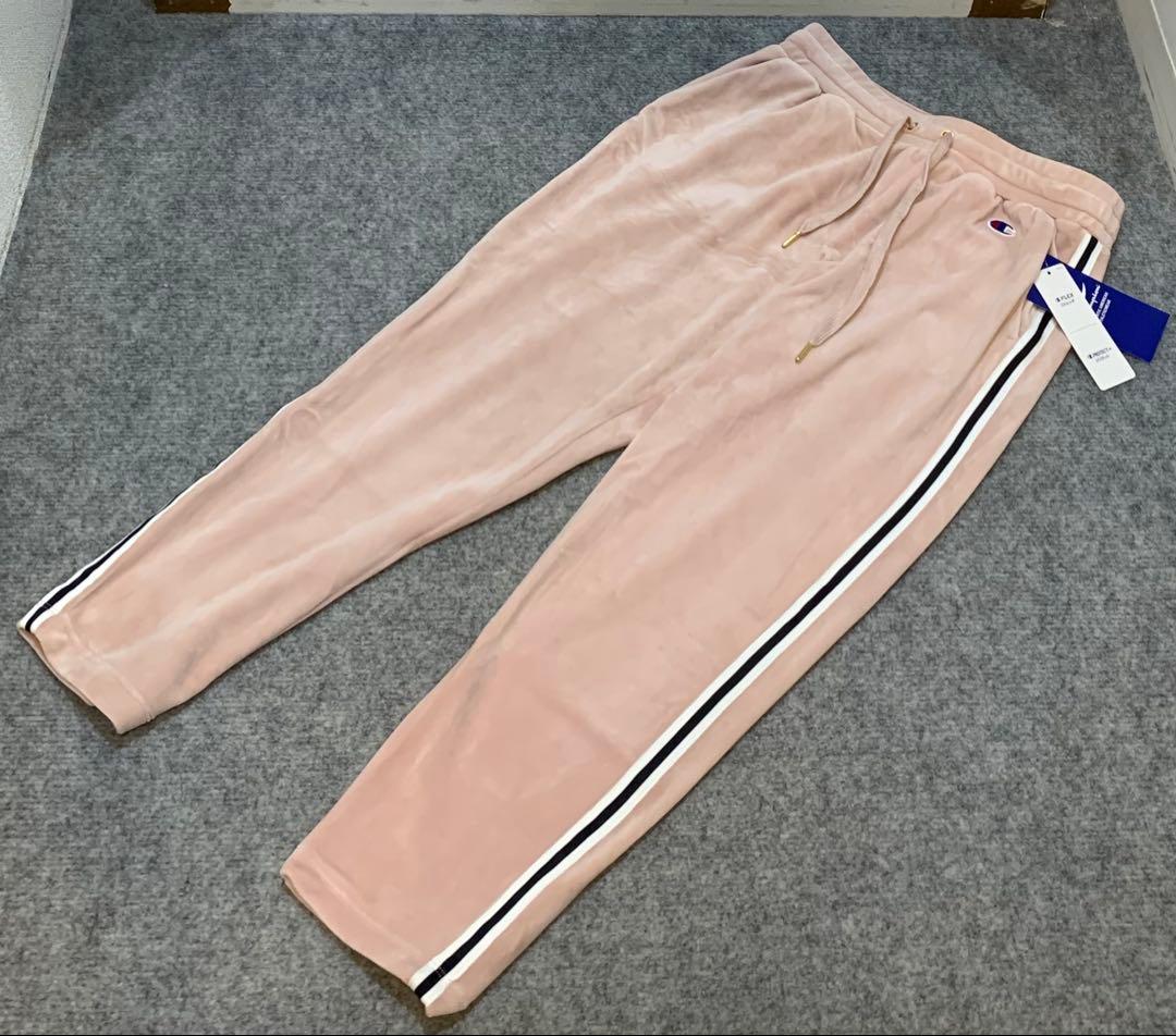 未使用タグ付 champion チャンピオン ベロア ジャージ セットアップ L