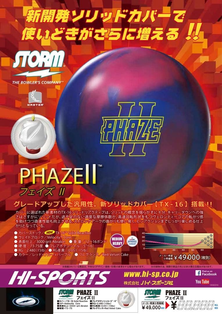送料込み【新品】フェイズⅡ　ストーム　15ポンド3オンス 1