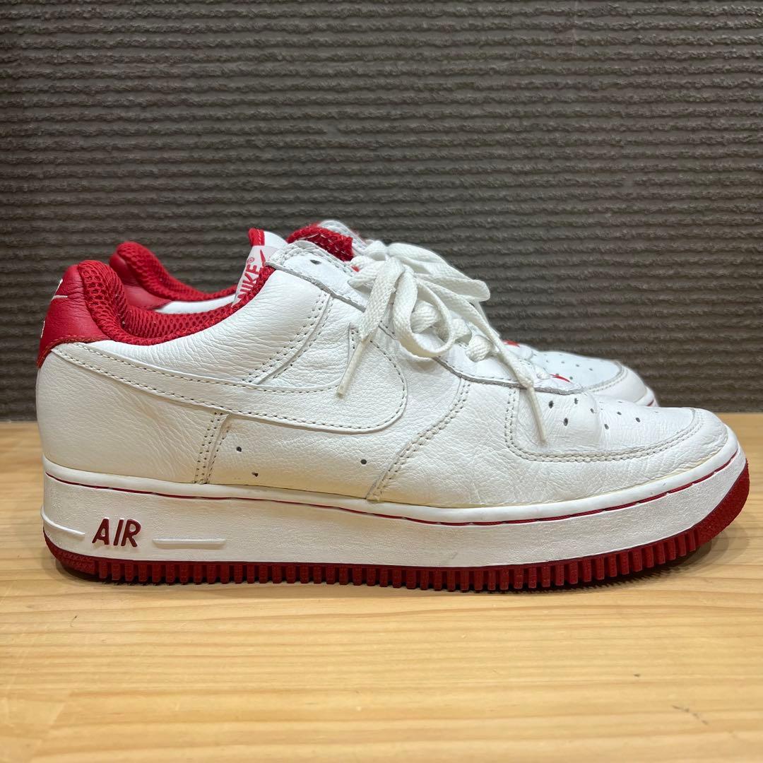NIKE AIR FORCE 1 スニーカー 27.5cm レッド×ホワイト