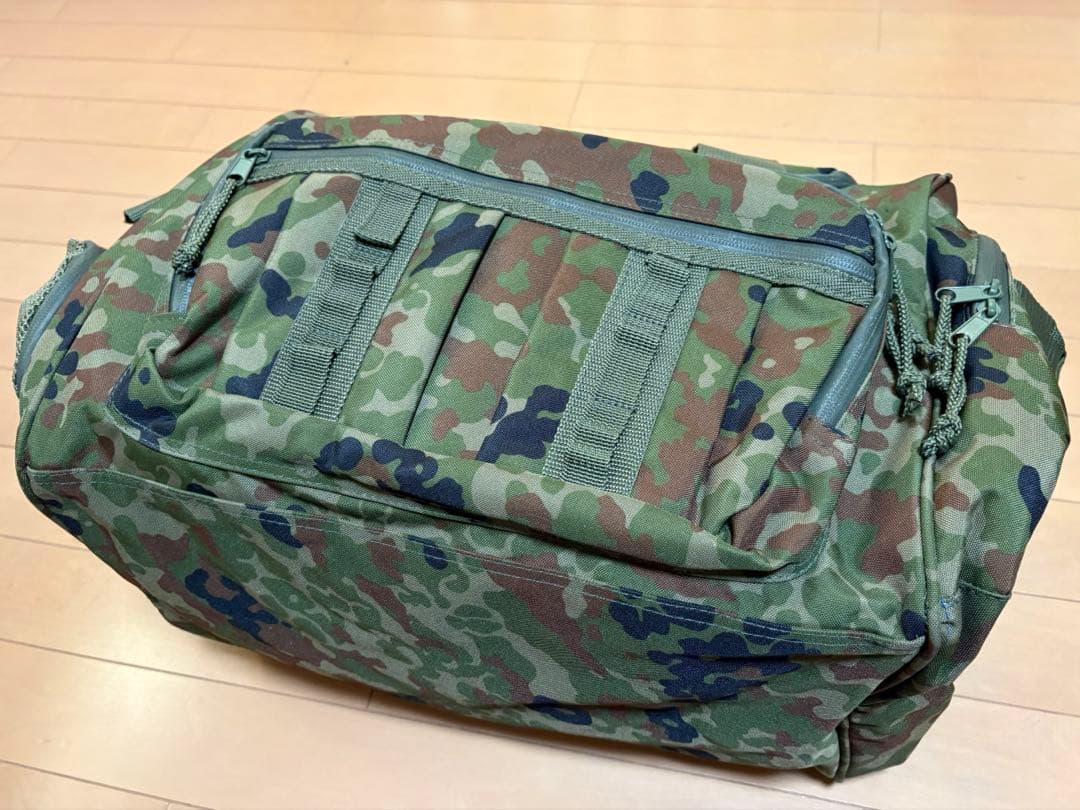 【ほぼ未使用】極上 陸自迷彩 バッグ2点セット 大型ボストン＆ショルダーポーチ