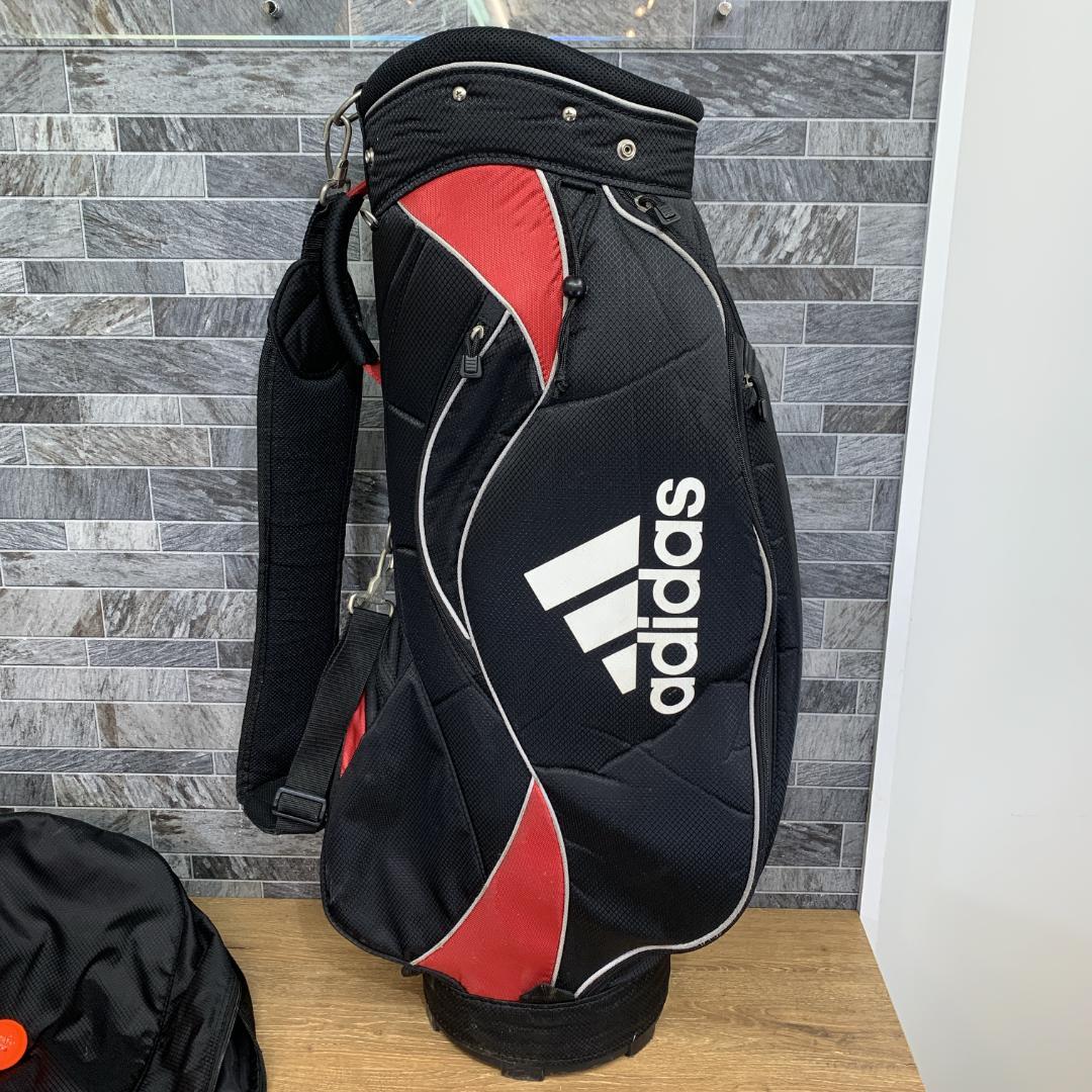 ゴルフボールおまけ付き　adidas　アディダス　キャディバッグ　ゴルフバッグ
