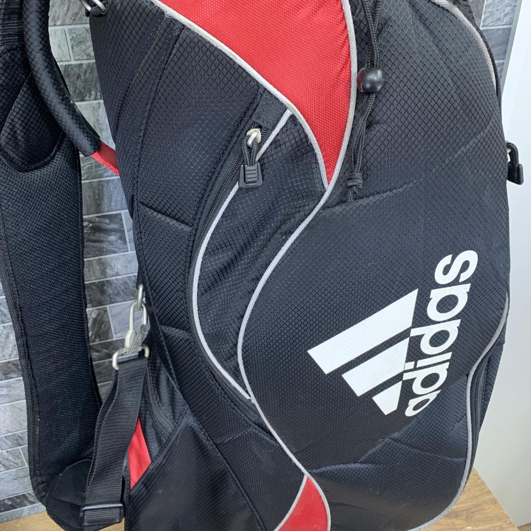 ゴルフボールおまけ付き　adidas　アディダス　キャディバッグ　ゴルフバッグ