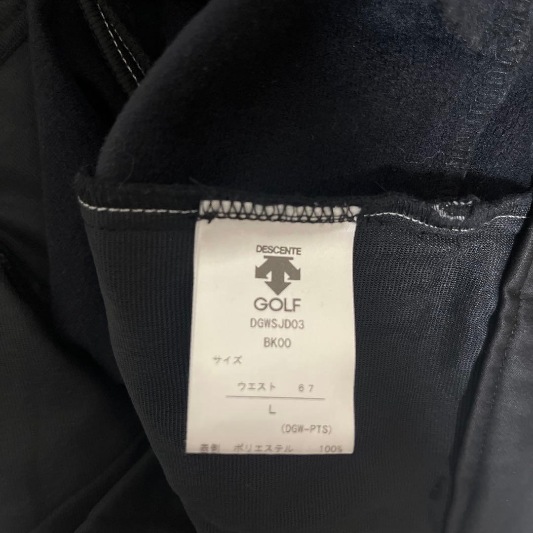DESCENTE レディース ゴルフパンツ ブラック