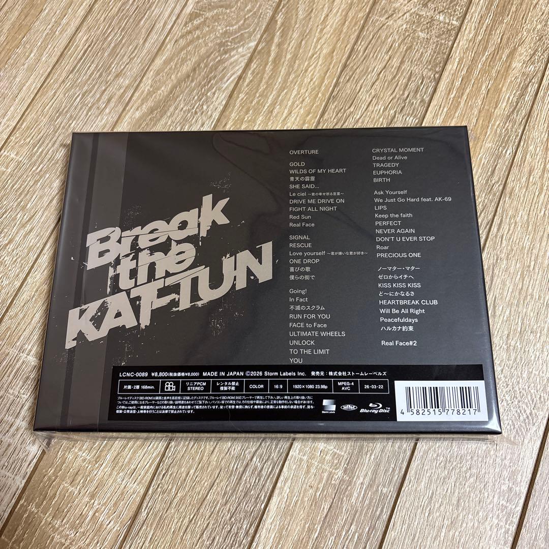 Break the KAT-TUN ブルーレイ　新品未使用　Blu-ray