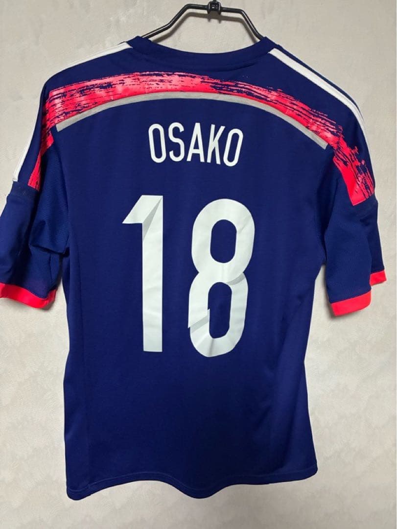 日本代表 ユニフォーム 14-15 ブラジルW杯 大迫 Lサイズ アディダス