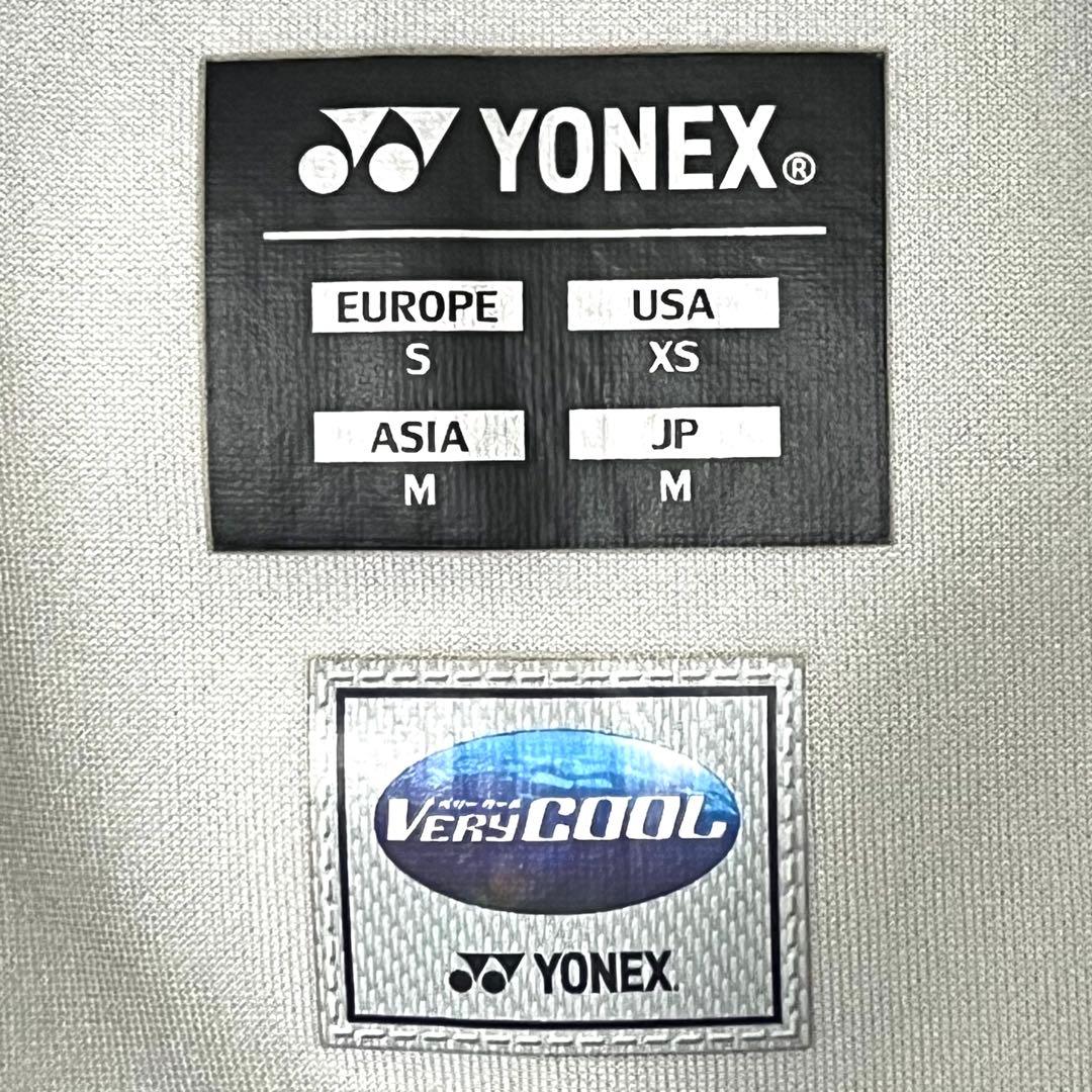 【美品】 YONEX セットアップ 10607 15188ユニL アイスグレー