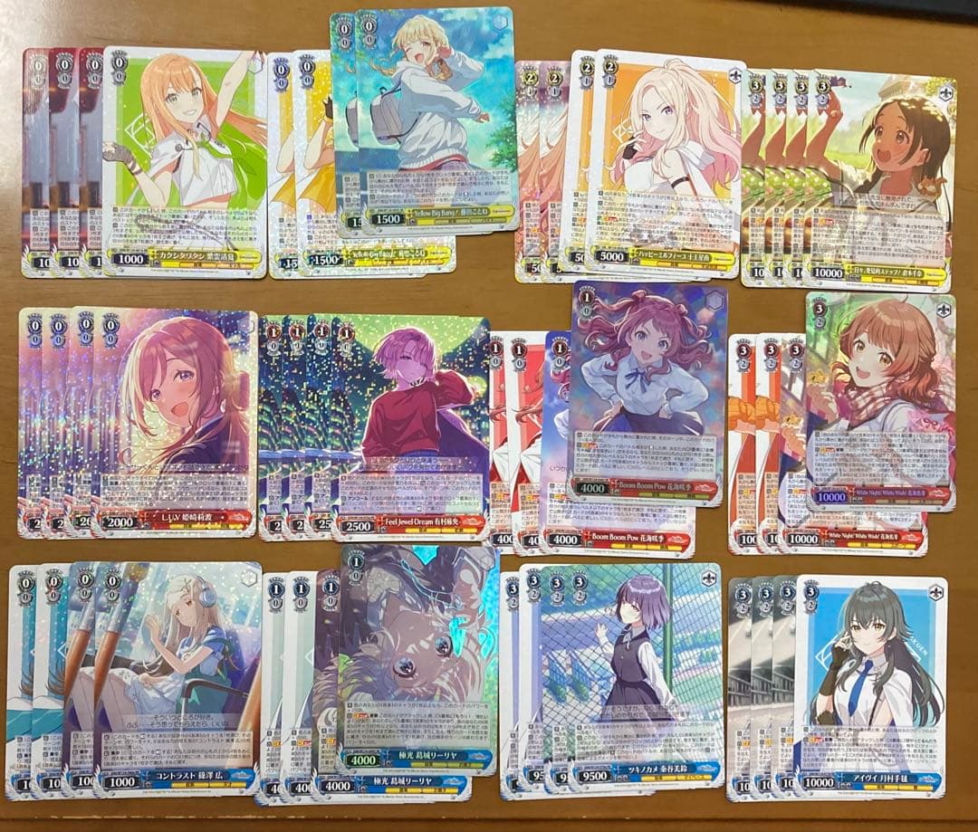 ヴァイスシュヴァルツ　学園アイドルマスター　ab混合4コンTD SR おまけ付き
