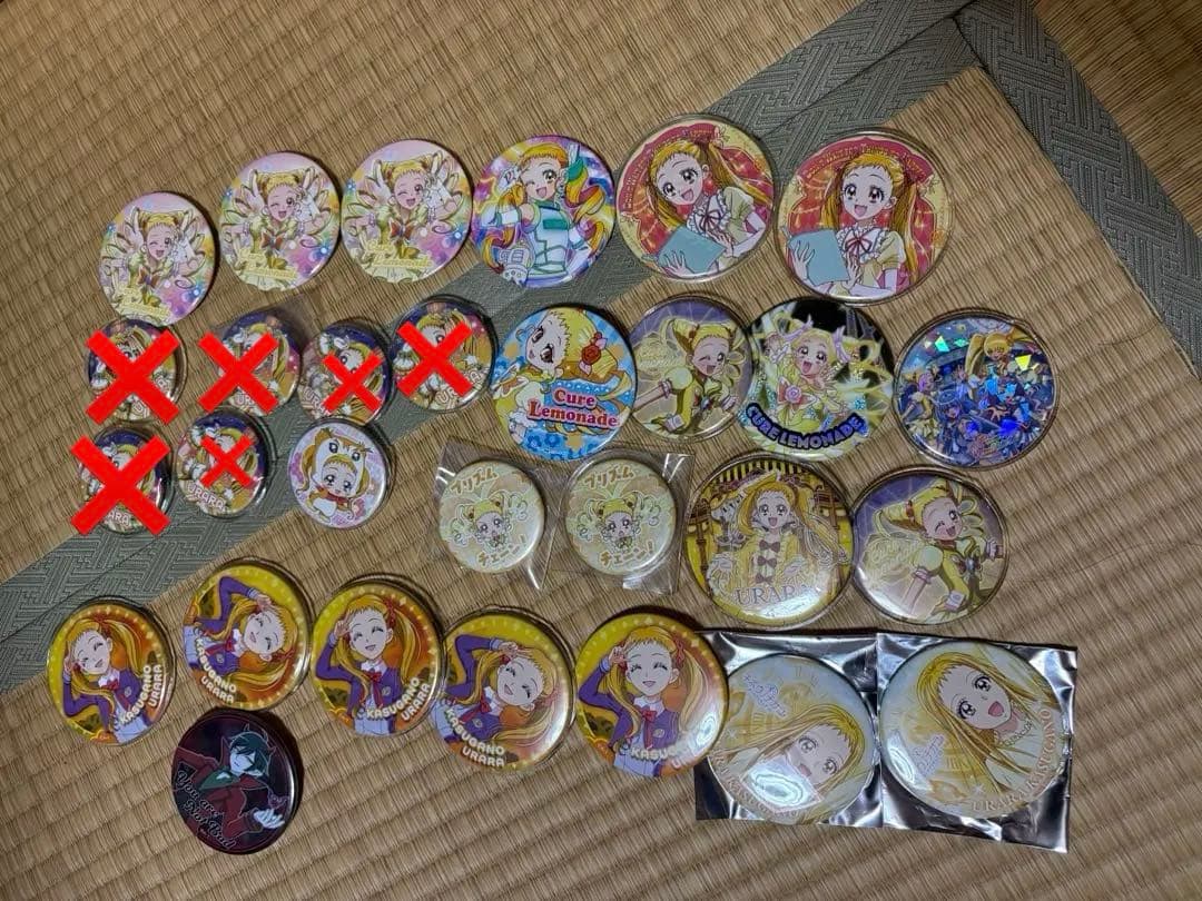 アニメキャラクター 缶バッジ セット