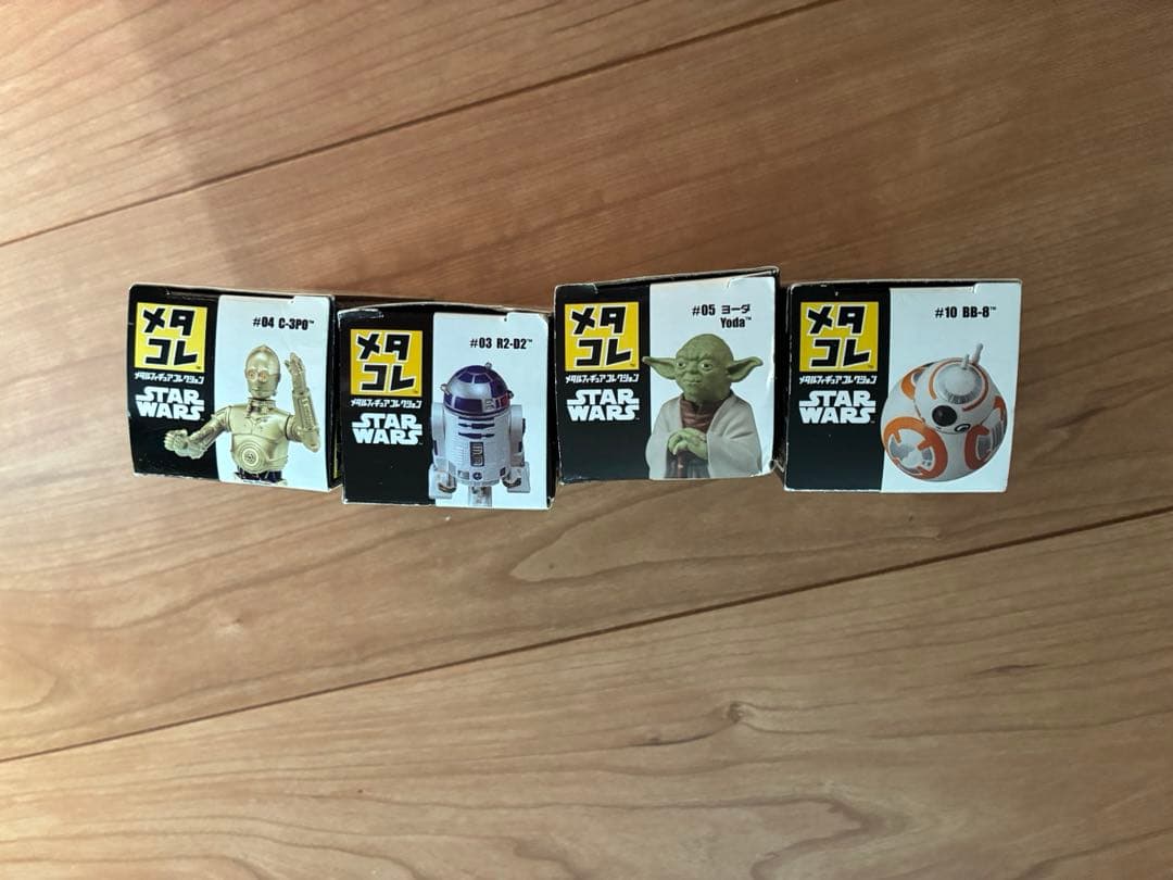 スター・ウォーズ メタコレ4体セット ヨーダ、R2D2、C-3PO、BB-8