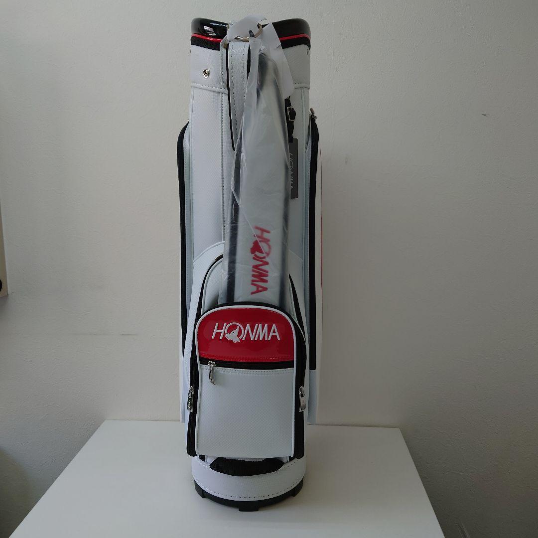 HONMA キャディバッグ ホワイト/レッド（送料無料）