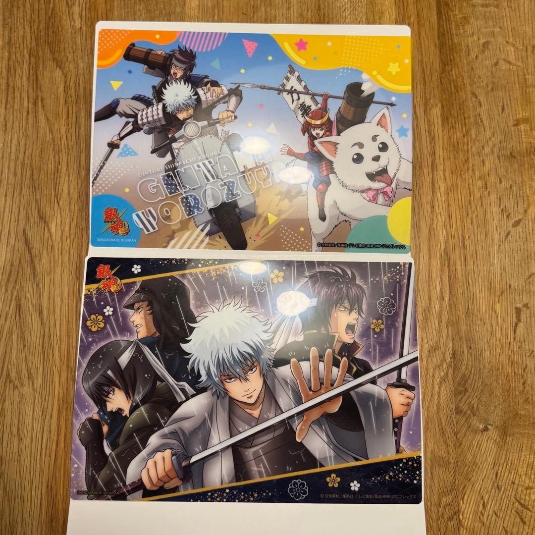 銀魂　ジャンボカードダス　クリアポスター　ベスト盤