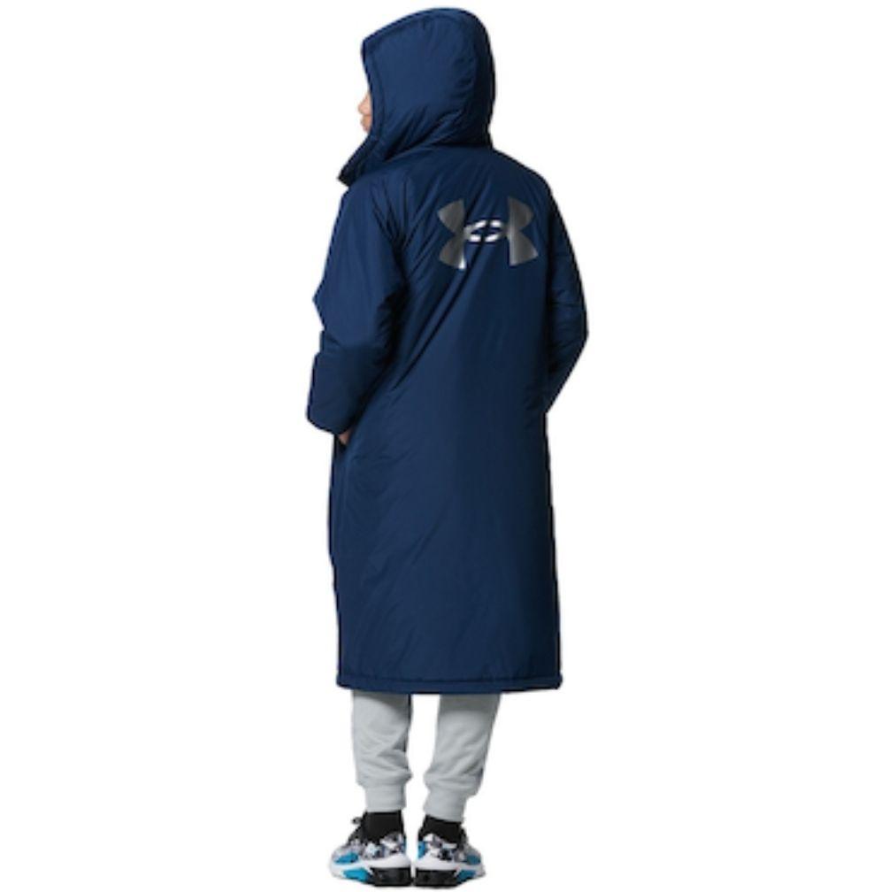 新品160㎝　アンダーアーマー　UAインサレート ロングコート ベンチコート