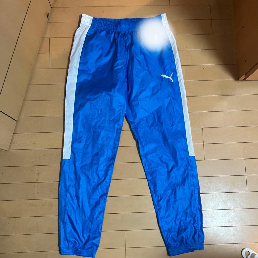 PUMA ピステ上下セット XL 青 大津高校サッカー部