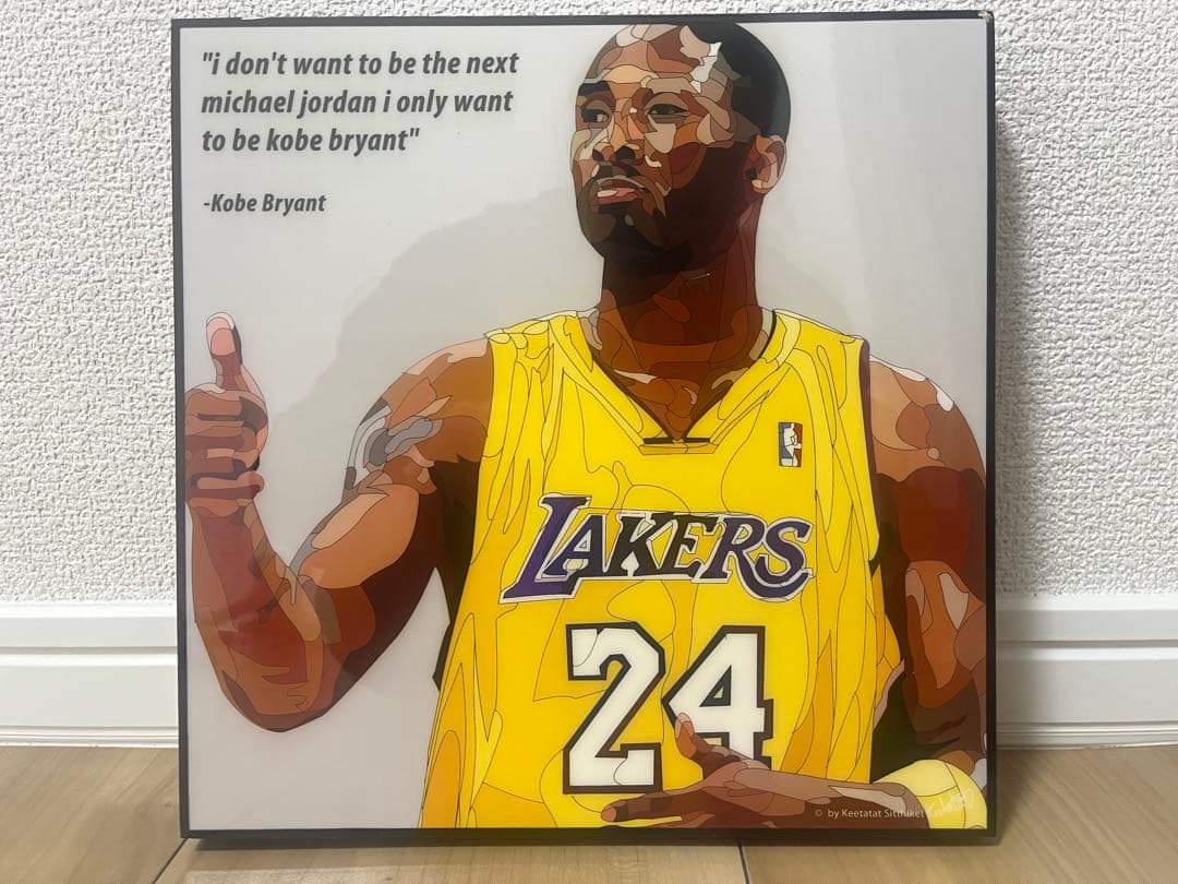 希少！Kobe Bryant アート作品 Lakers 24