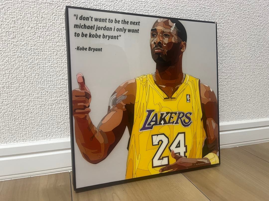 希少！Kobe Bryant アート作品 Lakers 24