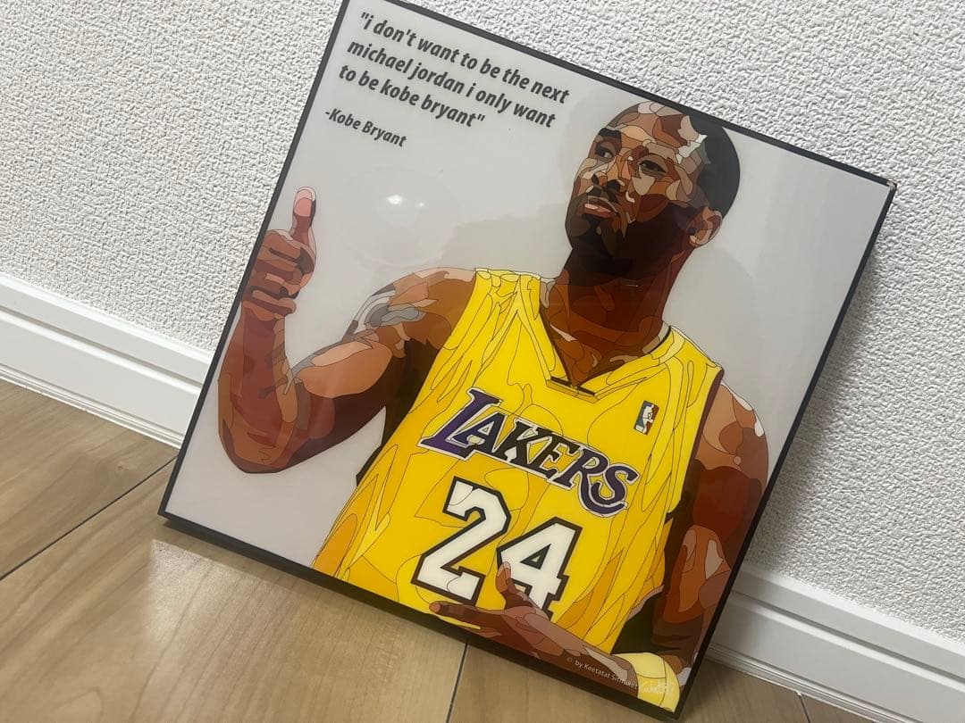希少！Kobe Bryant アート作品 Lakers 24