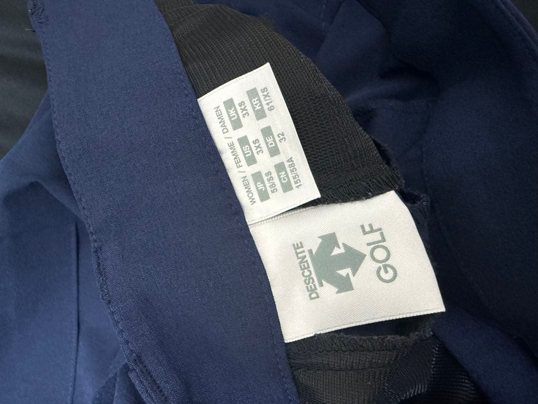 DESCENTE GOLF プリーツスカートSSオレンジショートパンツSS未使用