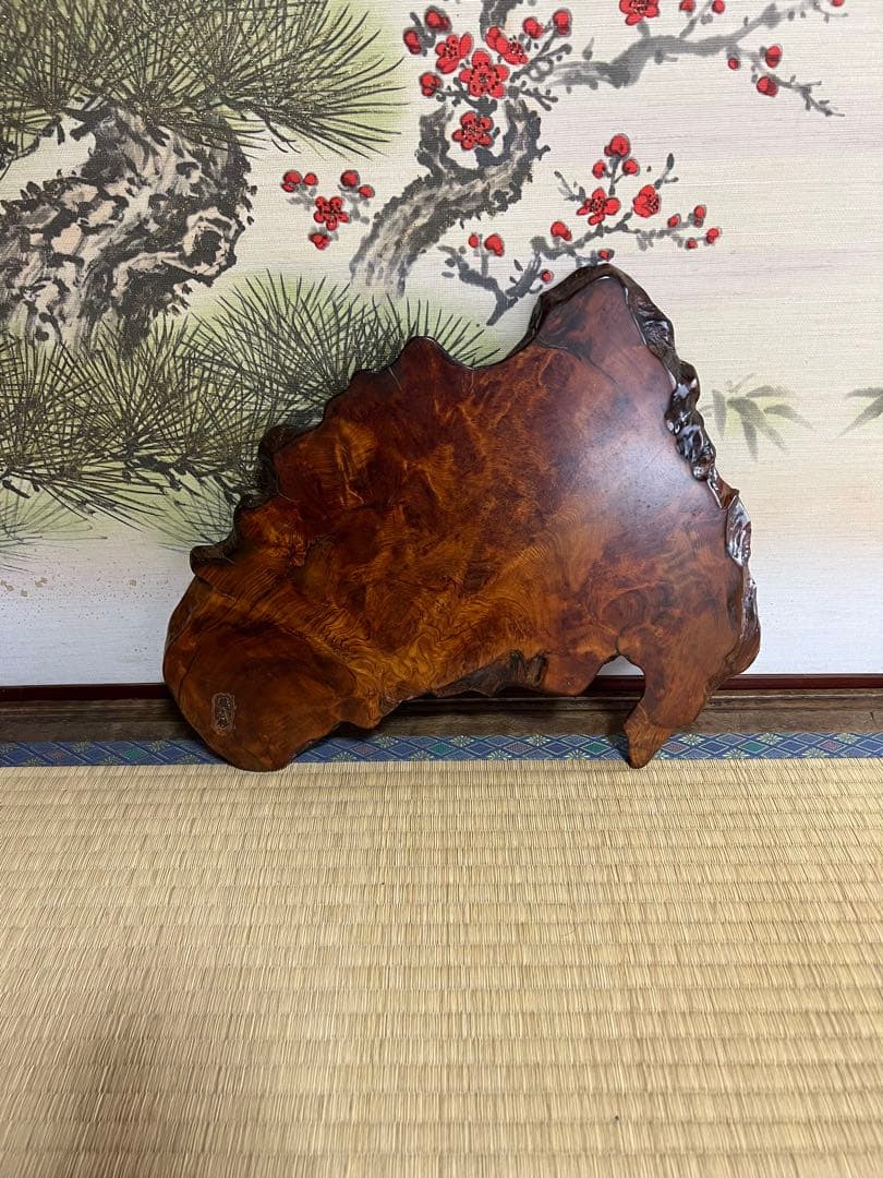 屋久杉　置物 約30cm x 25cm