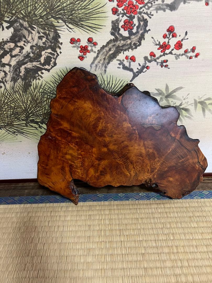 屋久杉　置物 約30cm x 25cm
