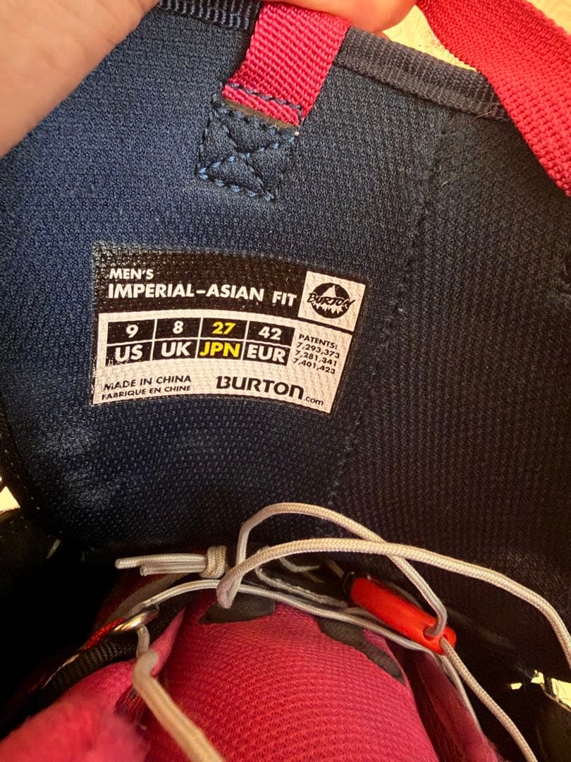 Burton Imperial スノーボードブーツ ネイビー/ピンク