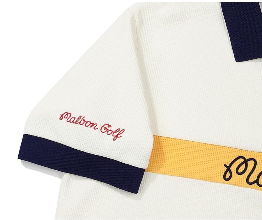 L マルボンゴルフ ポロシャツ malbon golf レディース 半袖 シャツ