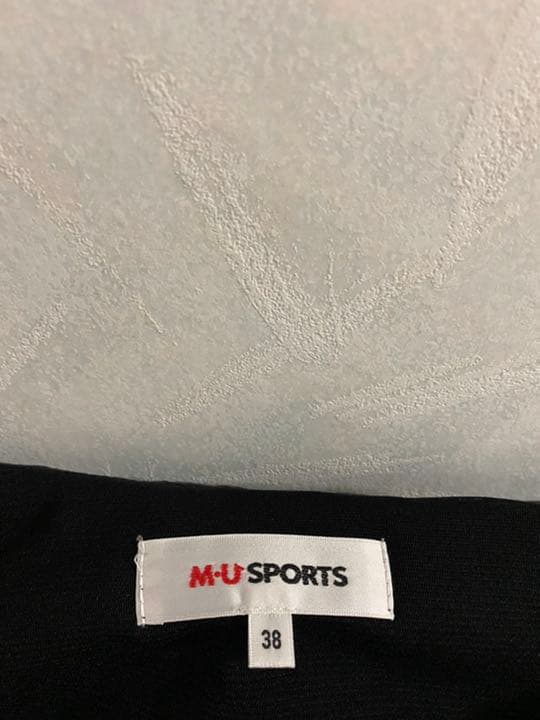 M・U SPORTS 半袖ナイロンジャケット サイズ38 フード脱着可能 ゴルフ